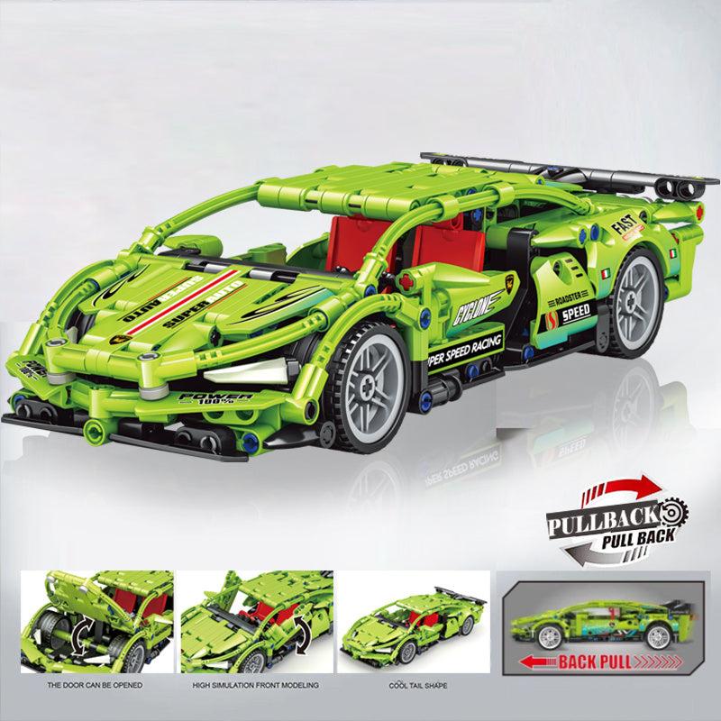 Racing Car Model Building Blocks - Technical Sports Car Toy
