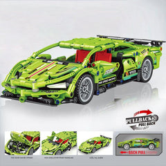 Racing Car Model Building Blocks - Technical Sports Car Toy