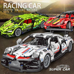 Racing Car Model Building Blocks - Technical Sports Car Toy