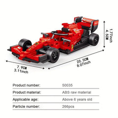 Red Block Sports Cars Kids Collage Experts Car Models Toy