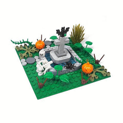 Halloween Tomb Scene Building Blocks Toys DIY Decoration