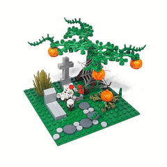 Halloween Tomb Scene Building Blocks Toys DIY Decoration