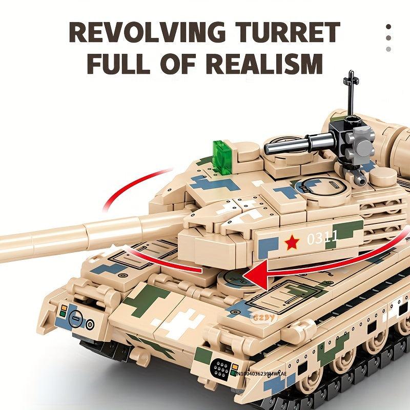 323pcs Military Tank Building Blocks Missile Vehicle Armed Weapon Anti