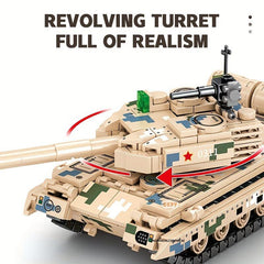 323pcs Military Tank Building Blocks Missile Vehicle Armed Weapon Anti