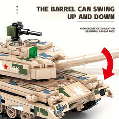 323pcs Military Tank Building Blocks Missile Vehicle Armed Weapon Anti