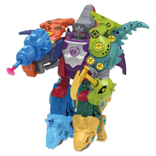 5 IN 1 Robot Dinosaur Building Blocks Assemble Dino Construction Figures Bricks