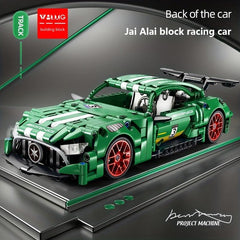 Kids Sports Cars Building Blocks Game Toy Set