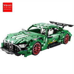 Kids Sports Cars Building Blocks Game Toy Set
