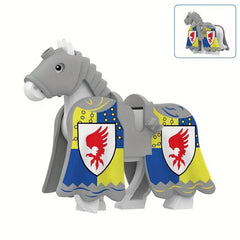 Mini Ancient Building Blocks Horse Series Figures Assembly Toys