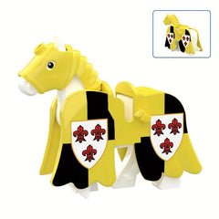 Mini Ancient Building Blocks Horse Series Figures Assembly Toys