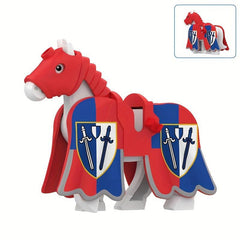 Mini Ancient Building Blocks Horse Series Figures Assembly Toys