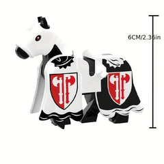 Mini Ancient Building Blocks Horse Series Figures Assembly Toys