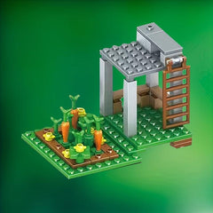 4-in-1 Building Block Set: Create Magical Village Scene!