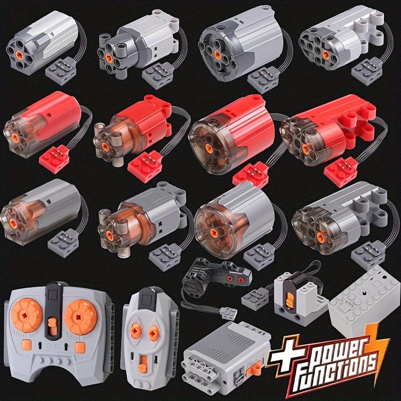 Building Block Programming Motor Remote Control Set