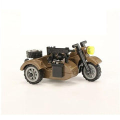 Military Motorcycle Model Building Blocks Toys Gift For Kids