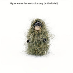1pc Army Figure Wear Equipment Grass And Snow Wool Geely Camouflage