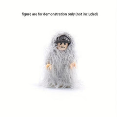 1pc Army Figure Wear Equipment Grass And Snow Wool Geely Camouflage