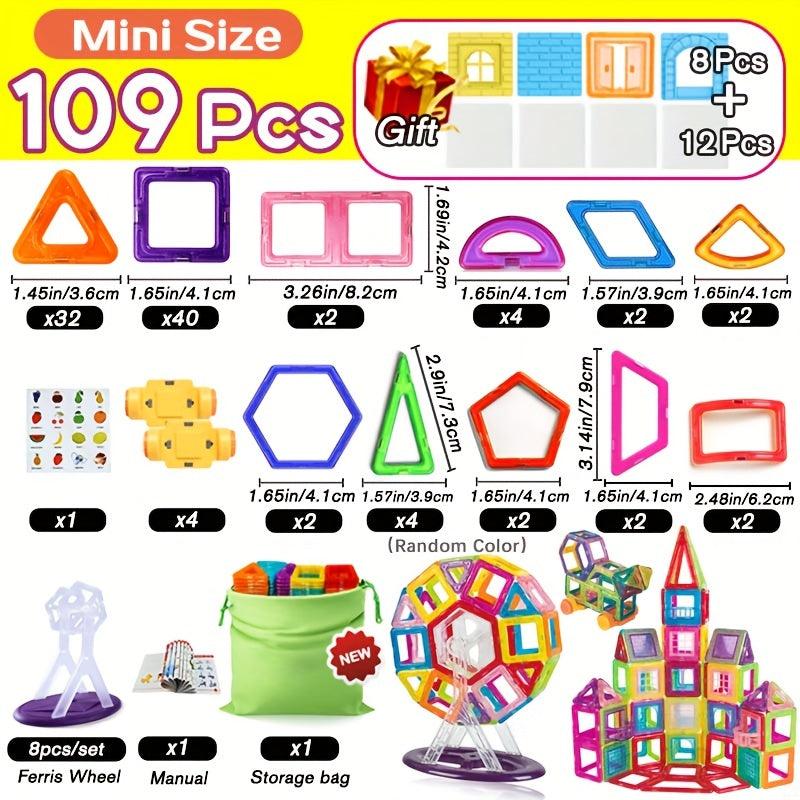 Mini Magnetic Building Blocks Set for Children's Educational Toys
