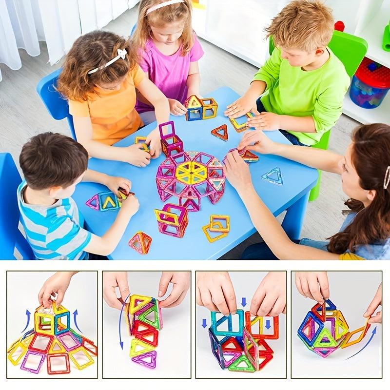 Mini Magnetic Building Blocks Set for Children's Educational Toys