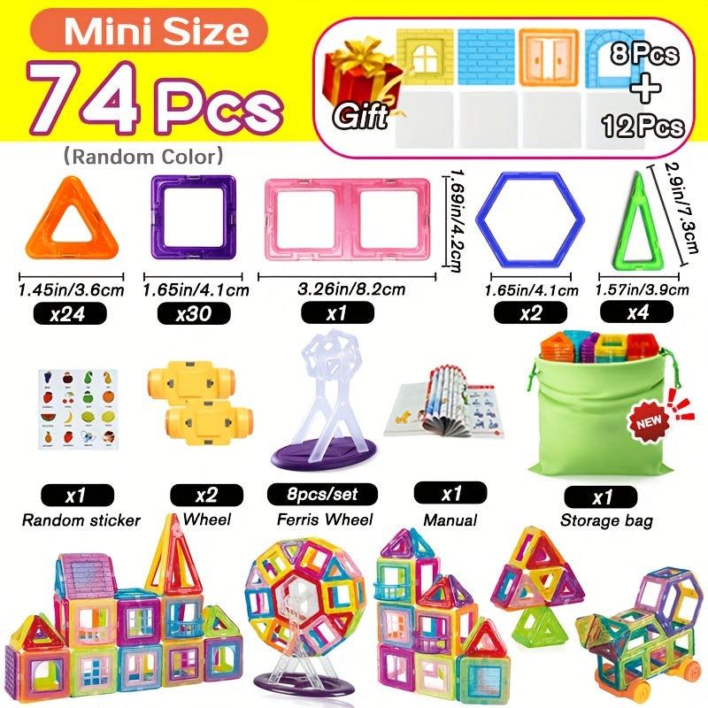 Mini Magnetic Building Blocks Set for Children's Educational Toys