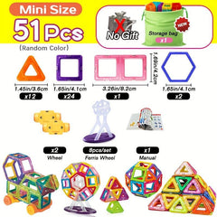 Mini Magnetic Building Blocks Set for Children's Educational Toys