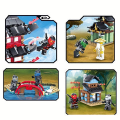 Temple Village Building Blocks Puppet Weapons Toy