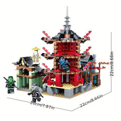 Temple Village Building Blocks Puppet Weapons Toy