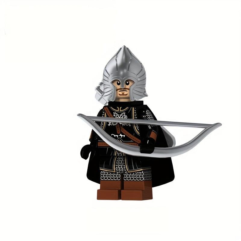 4 Warrior Soldier Hand Mini Minifigures Building Blocks Toys