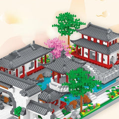 Build a Chinese Garden with Building Blocks Set