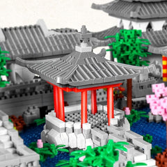 Build a Chinese Garden with Building Blocks Set