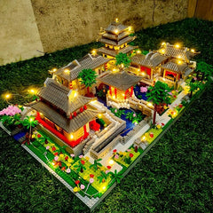 Build a Chinese Garden with Building Blocks Set