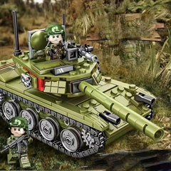 Assembled Tanks Wood Blocks Model 8 16 Military Series 2