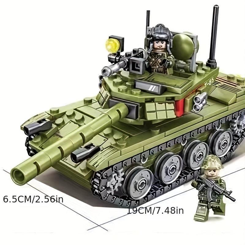 Assembled Tanks Wood Blocks Model 8 16 Military Series 2