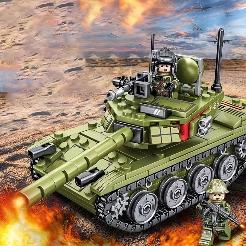 Assembled Tanks Wood Blocks Model 8 16 Military Series 2