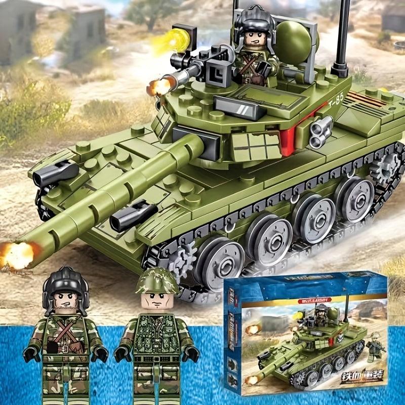 Assembled Tanks Wood Blocks Model 8 16 Military Series 2