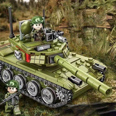 Assembled Tanks Wood Blocks Model 8 16 Military Series 2