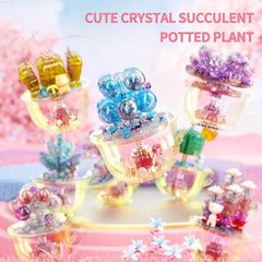 Succulent Assembled Building Blocks Series Holiday DIY Creative Educational Toys