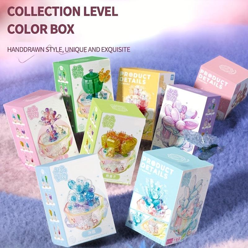 Succulent Assembled Building Blocks Series Holiday DIY Creative Educational Toys
