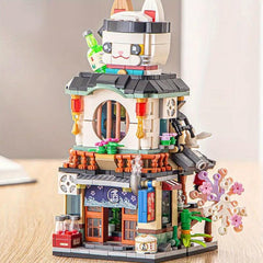 Building Blocks Street View Izakaya Aquatic Product Store