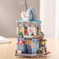 Building Blocks Street View Izakaya Aquatic Product Store