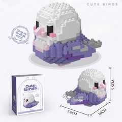 Cartoon Bird Building Blocks DIY Educational Toys Gift For Boys Girls