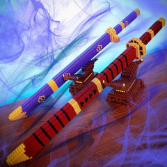 Building Blocks Sheath Sword Stand Model Micro Particle Educational Toy Gift