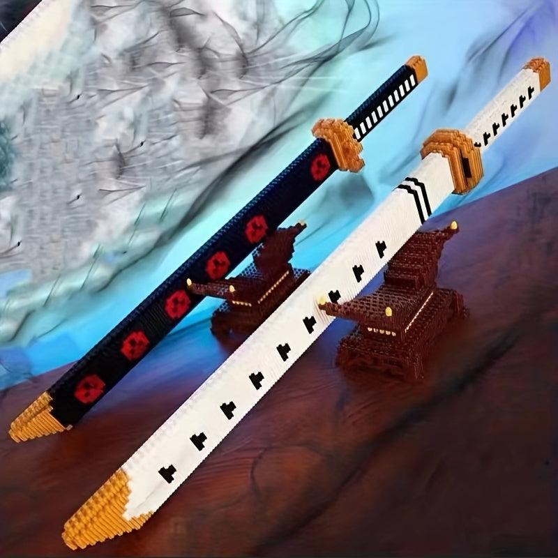 Building Blocks Sheath Sword Stand Model Micro Particle Educational Toy Gift