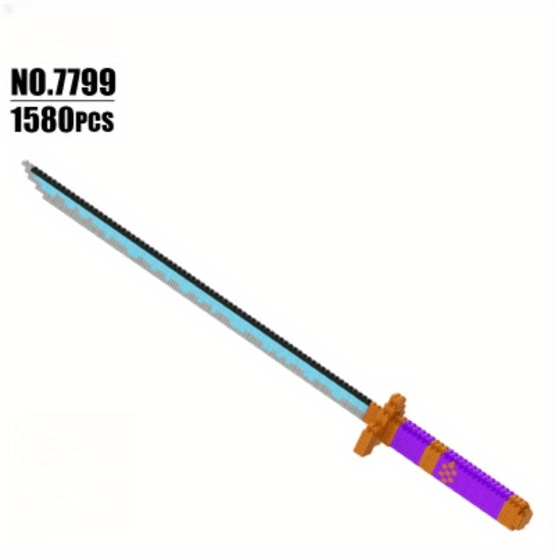 Building Blocks Sheath Sword Stand Model Micro Particle Educational Toy Gift