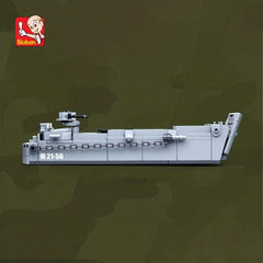 Military Landing Craft Building Blocks Educational Toy Assembled