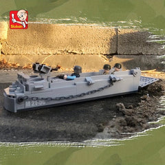 Military Landing Craft Building Blocks Educational Toy Assembled