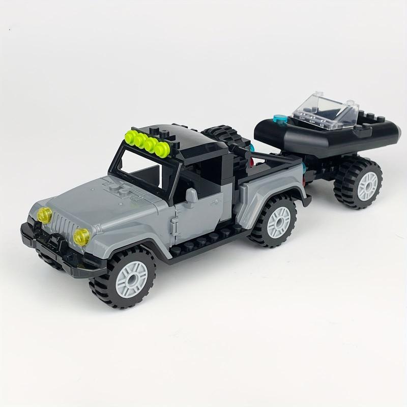Building Block Car Toys Puzzle Assembly Off-road Vehicle Car Model Toys