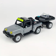 Building Block Car Toys Puzzle Assembly Off-road Vehicle Car Model Toys