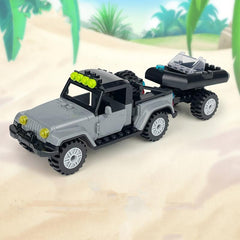 Building Block Car Toys Puzzle Assembly Off-road Vehicle Car Model Toys