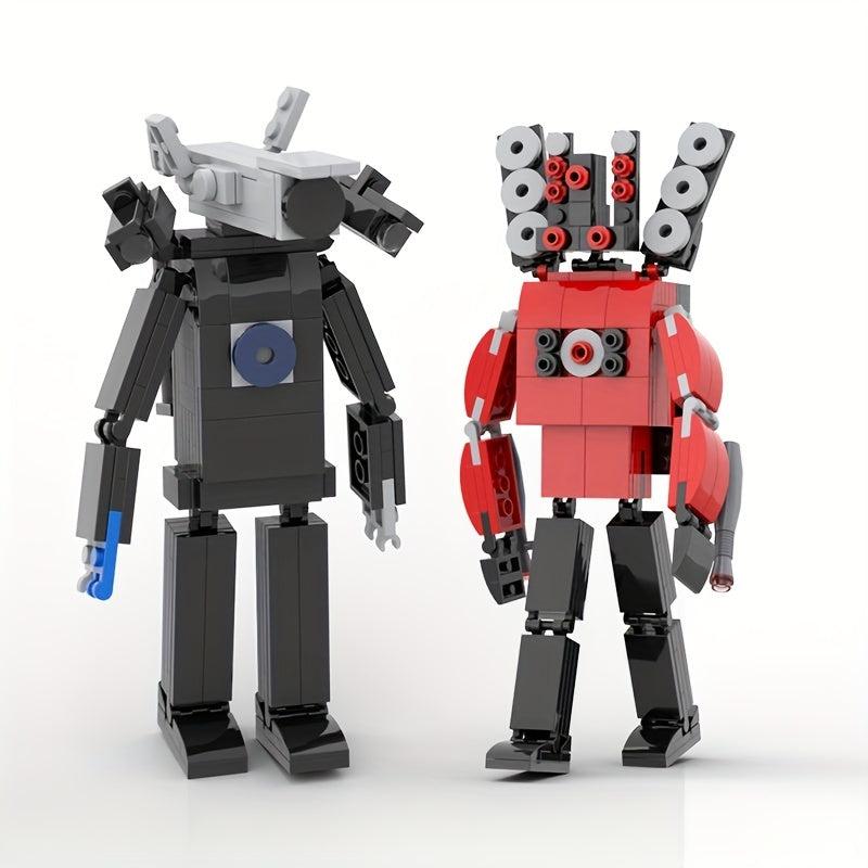 Interactive Toilet Cameraman & Speakerman Action Figures